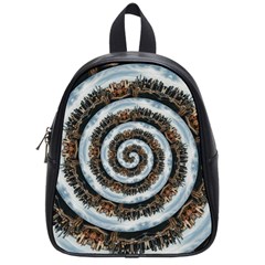 Spiral City Urbanization Cityscape School Bag (small) by Vaneshart