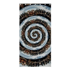 Spiral City Urbanization Cityscape Shower Curtain 36  X 72  (stall)  by Vaneshart