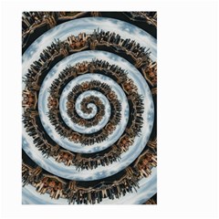 Spiral City Urbanization Cityscape Large Garden Flag (two Sides) by Vaneshart