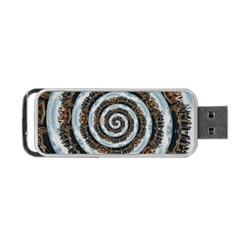 Spiral City Urbanization Cityscape Portable Usb Flash (one Side) by Vaneshart