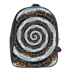 Spiral City Urbanization Cityscape School Bag (xl) by Vaneshart