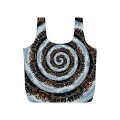 Spiral City Urbanization Cityscape Full Print Recycle Bag (s) by Vaneshart