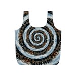 Spiral City Urbanization Cityscape Full Print Recycle Bag (S) Back