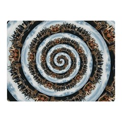 Spiral City Urbanization Cityscape Double Sided Flano Blanket (mini)  by Vaneshart