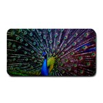 Peacock Colors Bird Colorful Medium Bar Mats 16 x8.5  Bar Mat