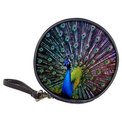 Peacock Colors Bird Colorful Classic 20-CD Wallets