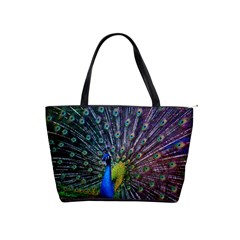 Peacock Colors Bird Colorful Classic Shoulder Handbag