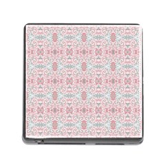 Paper Texture Floral Flowers Memory Card Reader (square 5 Slot) by Vaneshart