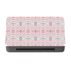 Paper Texture Floral Flowers Memory Card Reader With Cf by Vaneshart