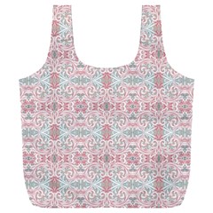 Paper Texture Floral Flowers Full Print Recycle Bag (xxl)