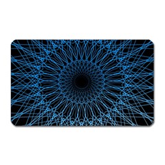 Abstract Rosette Web Network Magnet (rectangular) by Vaneshart