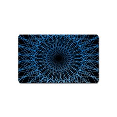 Abstract Rosette Web Network Magnet (name Card) by Vaneshart