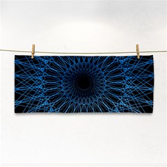 Abstract Rosette Web Network Hand Towel by Vaneshart