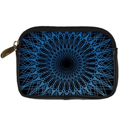 Abstract Rosette Web Network Digital Camera Leather Case by Vaneshart