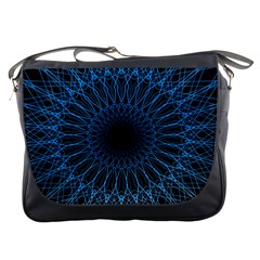 Abstract Rosette Web Network Messenger Bag by Vaneshart