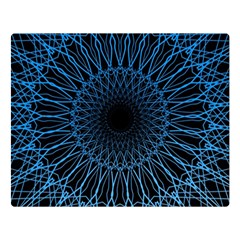 Abstract Rosette Web Network Double Sided Flano Blanket (large)  by Vaneshart