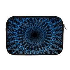 Abstract Rosette Web Network Apple Macbook Pro 17  Zipper Case by Vaneshart