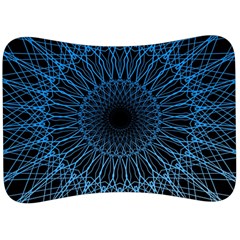 Abstract Rosette Web Network Velour Seat Head Rest Cushion