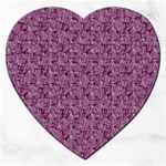 Leaf Pattern Lace Leaf Leaves Jigsaw Puzzle (Heart) Front