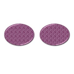 Leaf Pattern Lace Leaf Leaves Cufflinks (Oval)