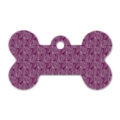 Leaf Pattern Lace Leaf Leaves Dog Tag Bone (One Side)