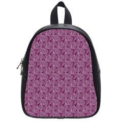 Leaf Pattern Lace Leaf Leaves School Bag (Small)