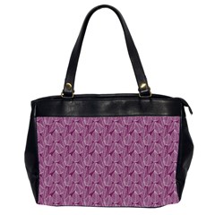 Leaf Pattern Lace Leaf Leaves Oversize Office Handbag (2 Sides)