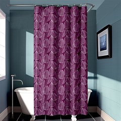 Leaf Pattern Lace Leaf Leaves Shower Curtain 36  x 72  (Stall) 