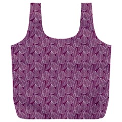 Leaf Pattern Lace Leaf Leaves Full Print Recycle Bag (xxl)