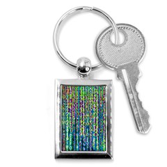 Matrix Technology Data Digital Key Chain (rectangle) by Vaneshart