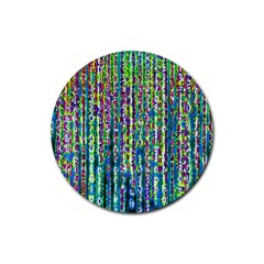 Matrix Technology Data Digital Rubber Coaster (round)  by Vaneshart