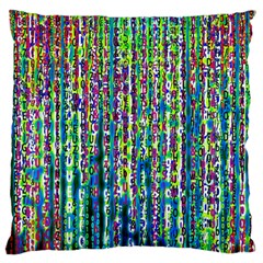 Matrix Technology Data Digital Large Flano Cushion Case (two Sides) by Vaneshart