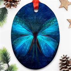 Animal Butterfly Insect Ornament (Oval)