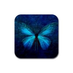 Animal Butterfly Insect Rubber Square Coaster (4 pack) 