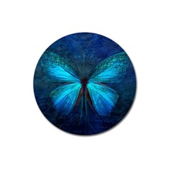 Animal Butterfly Insect Magnet 3  (Round)