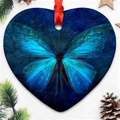 Animal Butterfly Insect Heart Ornament (Two Sides)