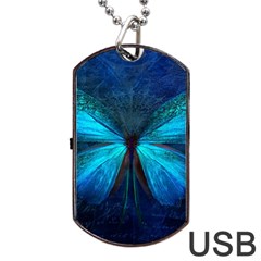 Animal Butterfly Insect Dog Tag USB Flash (One Side)