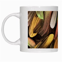 Texture Background Art Structure White Mugs by Vaneshart