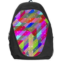 Multicolored Party Geo Design Print Backpack Bag by dflcprintsclothing