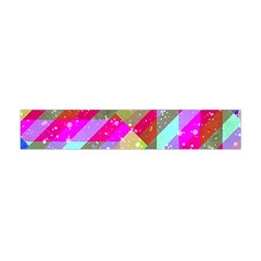 Multicolored Party Geo Design Print Flano Scarf (mini) by dflcprintsclothing