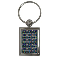 ABSTRACT-S-1 Key Chain (Rectangle)