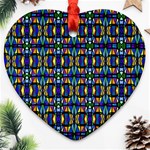 ABSTRACT-S-1 Heart Ornament (Two Sides) Back