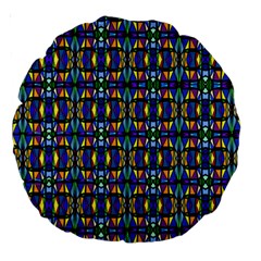 ABSTRACT-S-1 Large 18  Premium Round Cushions