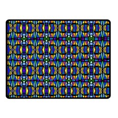 ABSTRACT-S-1 Double Sided Fleece Blanket (Small) 