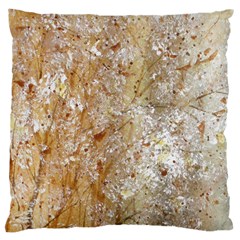 Bristles And Blooms Large Cushion Case (two Sided)  by Sbari