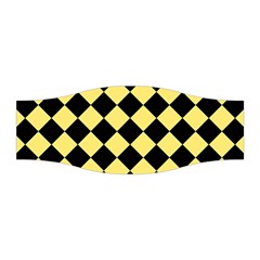 Block Fiesta - Blonde Yellow & Black Stretchable Headband by FashionBoulevard