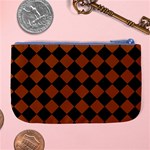 Block Fiesta - Burnt Orange & Black Large Coin Purse Back