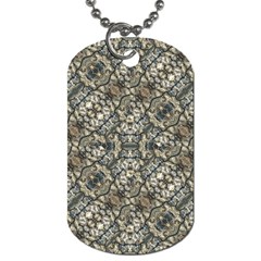 Urban Art Textured Print Pattern Dog Tag (two Sides) by dflcprintsclothing