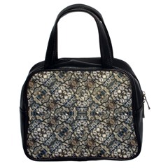 Urban Art Textured Print Pattern Classic Handbag (two Sides)