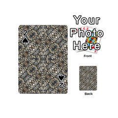 Urban Art Textured Print Pattern Playing Cards 54 Designs (mini) by dflcprintsclothing